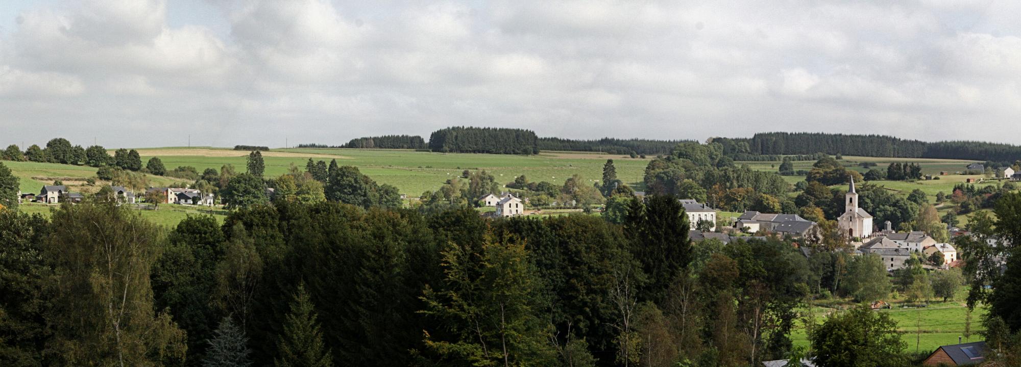 Vue actuelle du village de Straimont (Herbeumont)